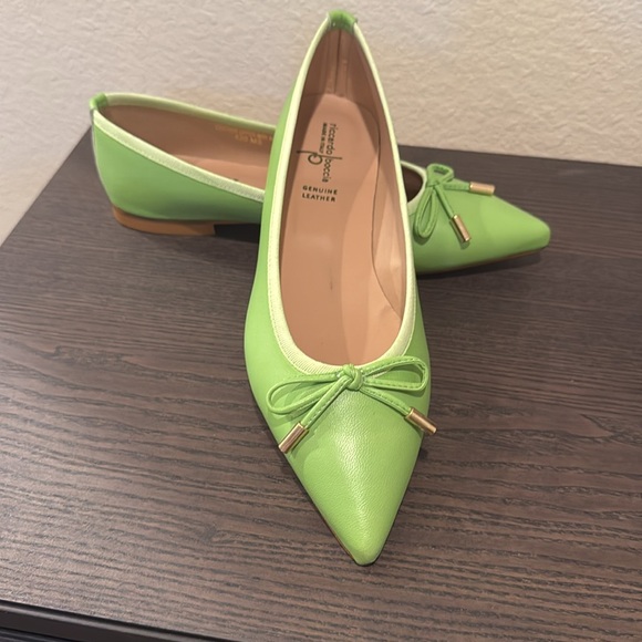 NWOB💚Riccardo Boccia. EU size 39. US size 8.5. Lime green. Genuine leather. - Picture 4 of 8